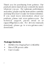 Preview for 2 page of gofanco HDMIDP12 User Manual