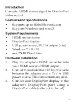 Preview for 3 page of gofanco HDMIDP12 User Manual