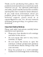 Preview for 2 page of gofanco HDMIExt2 User Manual