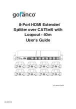 Preview for 1 page of gofanco HDMIExt8P User Manual