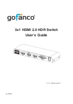 gofanco HDRswitch3P User Manual предпросмотр