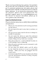 Preview for 2 page of gofanco HDwireless100-LT User Manual