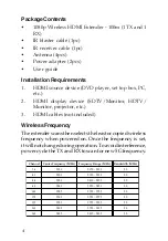 Preview for 4 page of gofanco HDwireless100-LT User Manual