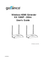 gofanco HDwireless200 User Manual preview
