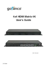 Предварительный просмотр 1 страницы gofanco Matrix44 User Manual