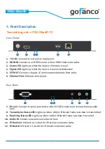 Предварительный просмотр 7 страницы gofanco PRO-FiberIP Series User Manual