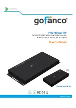 Preview for 1 page of gofanco PRO-HDBaseT4P User Manual