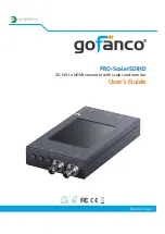 gofanco PRO-ScalerSDIHD User Manual предпросмотр