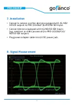 Предварительный просмотр 8 страницы gofanco Prophecy PRO-3GSDI4P User Manual