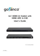 gofanco Switch41-HD20 User Manual предпросмотр