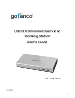 Предварительный просмотр 1 страницы gofanco USB3DocKDual User Manual