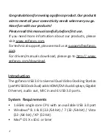 Preview for 2 page of gofanco USB3DocKDual User Manual