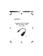 Предварительный просмотр 1 страницы gofanco USB3Gigabit User Manual