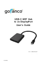 Предварительный просмотр 1 страницы gofanco USBCMST2DP User Manual