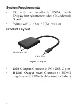 Preview for 4 page of gofanco USBCMST2HDMI User Manual