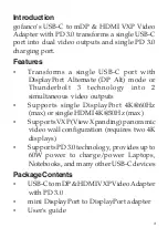 Preview for 3 page of gofanco USBCVXP2VID User Manual