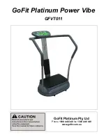 GoFit Platinum GFVT011 Instruction Manual preview