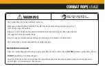 Предварительный просмотр 4 страницы GoFit COMBAT ROPE Training Manual