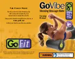 Preview for 1 page of GoFit GoVibe Training Manual