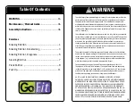 Preview for 2 page of GoFit Super AbWheel Training Manual