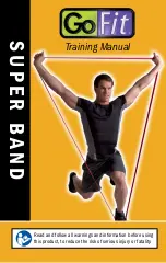 GoFit SUPER BAND Training Manual preview