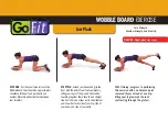 Preview for 13 page of GoFit WOBBLE BOARD Training Manual