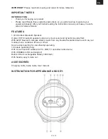 Предварительный просмотр 15 страницы Gogen BPS 522 B User Manual