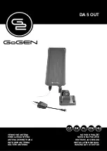 Preview for 1 page of Gogen DA 5 OUT Installation Manual