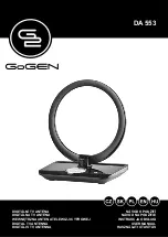 Gogen DA 553 User Manual preview