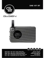 Gogen DAB 1471 BT User Manual предпросмотр