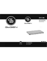 Gogen DVX 208 User Manual preview