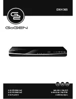 Gogen DXH 365 User Manual preview