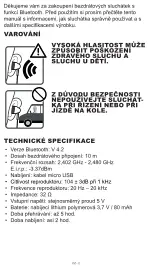 Предварительный просмотр 2 страницы Gogen EBTM83 User Manual