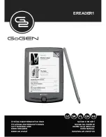 Gogen EREADER1 User Manual предпросмотр