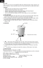 Предварительный просмотр 8 страницы Gogen GOGBS074B User Manual