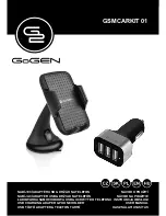 Gogen GSMCARKIT 01 User Manual preview