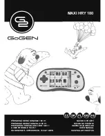 Gogen MAXI HRY 180 User Manual preview