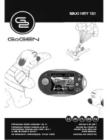 Preview for 1 page of Gogen MAXI HRY 181 Owner'S Manual