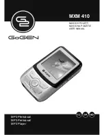 Gogen MXM 410 User Manual предпросмотр