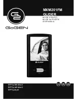 Gogen MXM201FM GLIDER User Manual preview