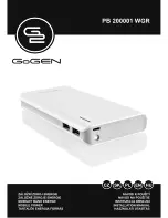 Gogen PB 200001 WGR Installation Manual предпросмотр