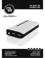 Preview for 1 page of Gogen PB 60001 WB User Manual