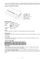 Preview for 8 page of Gogen PB 60001 WB User Manual