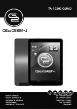 Preview for 1 page of Gogen TA 10300 QUAD User Manual