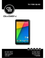 Gogen TA 11500 QUAD Manual preview