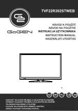 Gogen TVF22R302STWEB Instruction Manual предпросмотр