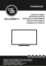 Предварительный просмотр 1 страницы Gogen TVF49N525T Manual