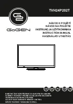 Gogen TVH24P202T Instruction Manual предпросмотр