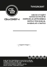 Gogen TVH32N264T Instruction Manual предпросмотр