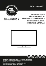 Предварительный просмотр 1 страницы Gogen TVH32N625T Instruction Manual